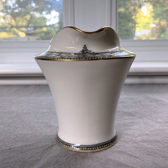 RARE "Troy" Upright Creamer, Theodore Haviland Limoges France, Gold Trim. EUC - Picture 5 of 12